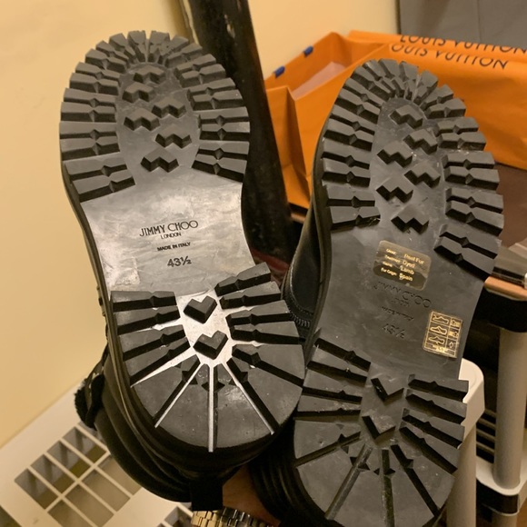 Jimmy Choo Shearling / Fur Boots Size 10.5 NEVER WORN - Picture 15 of 15